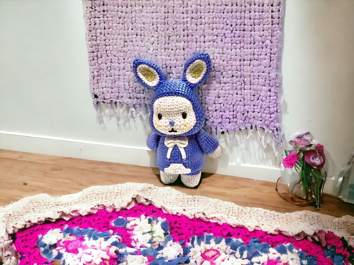 Purple Crochet Adorabunny