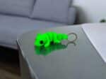 Baby Lucky Dragon Keyring Green