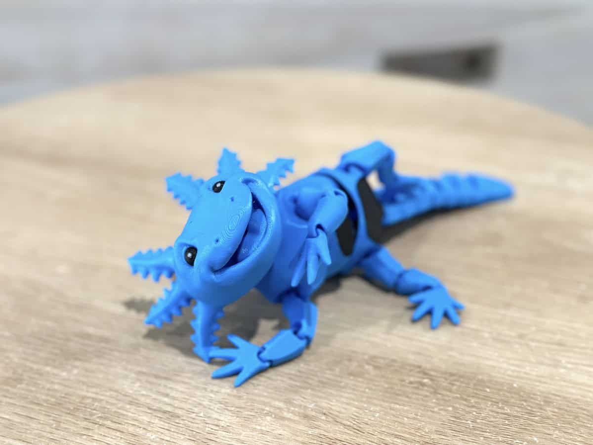 Laughing Axolotl Blue