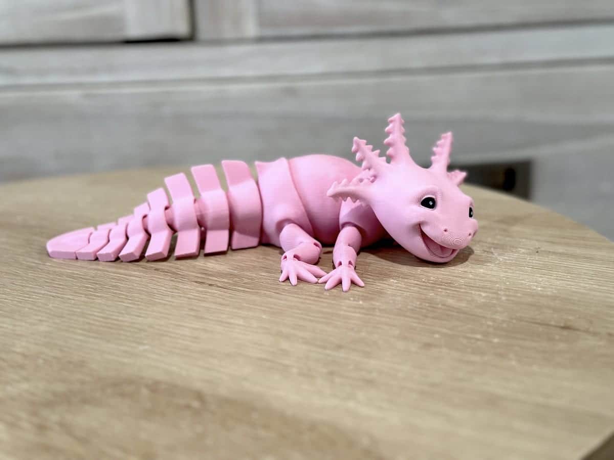 Laughing Axolotl Pastel Pink