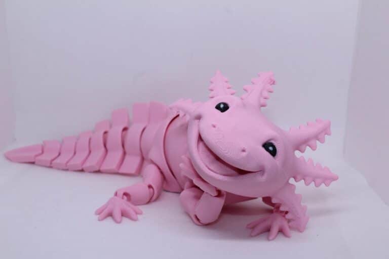 Laughing Axolotl Pink Pastel