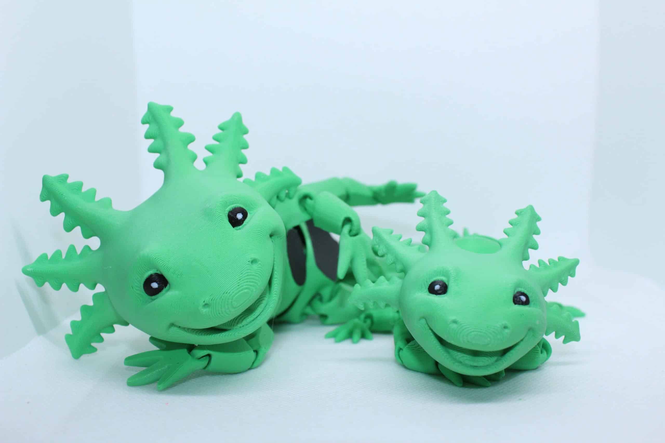 Laughing Axolotl - Green Grass