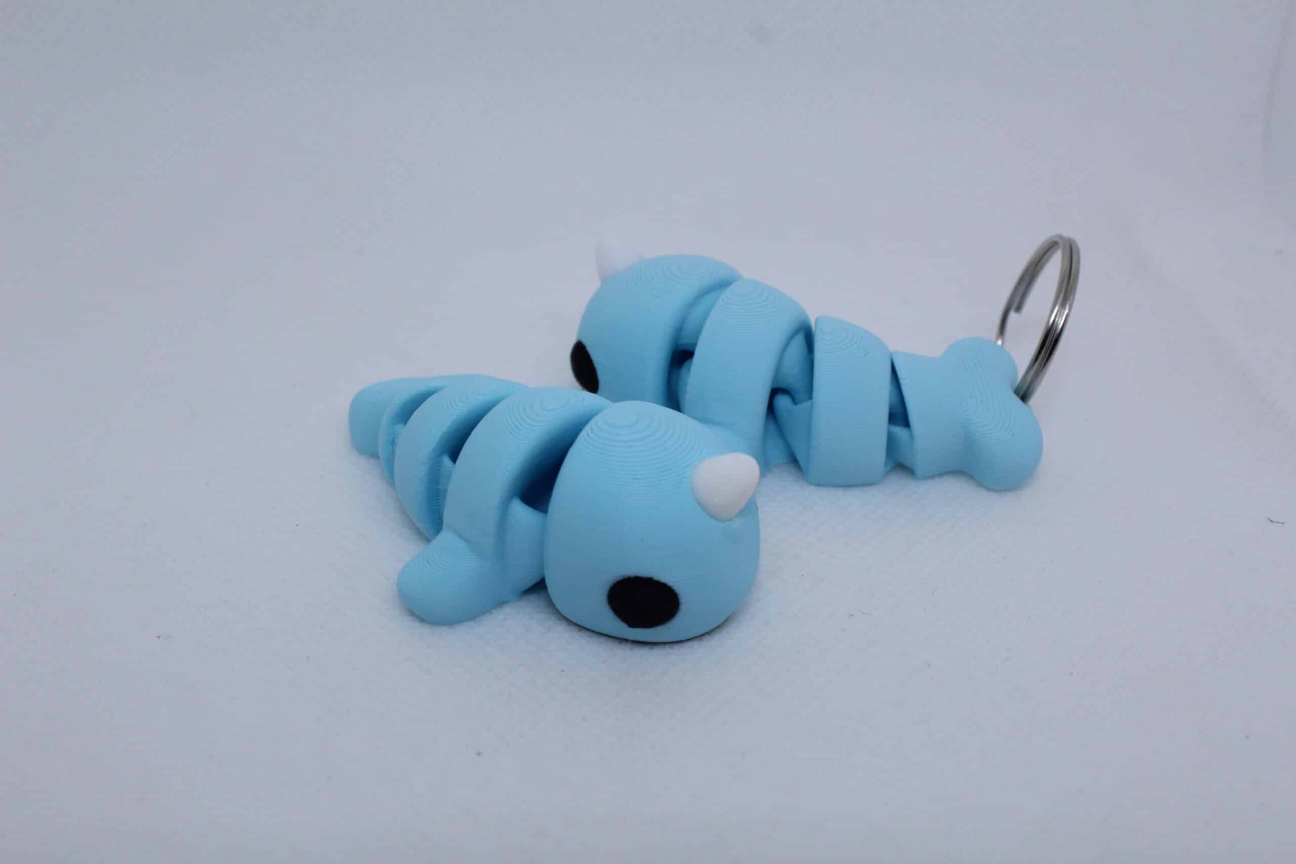 Flexi Baby Narwhal Keyring Baby Blue