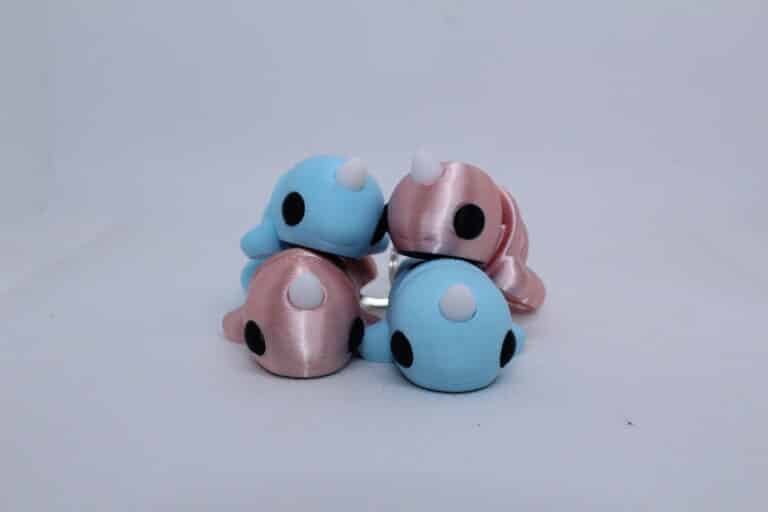 Flexi Baby Narwhal Keyring