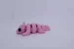 Baby Lucky Dragon keyring Pastel Pink