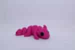 Baby Lucky Dragon keyring Pink