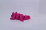 Baby Lucky Dragon keyring Pink