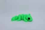 Baby Lucky Dragon Keyring Green