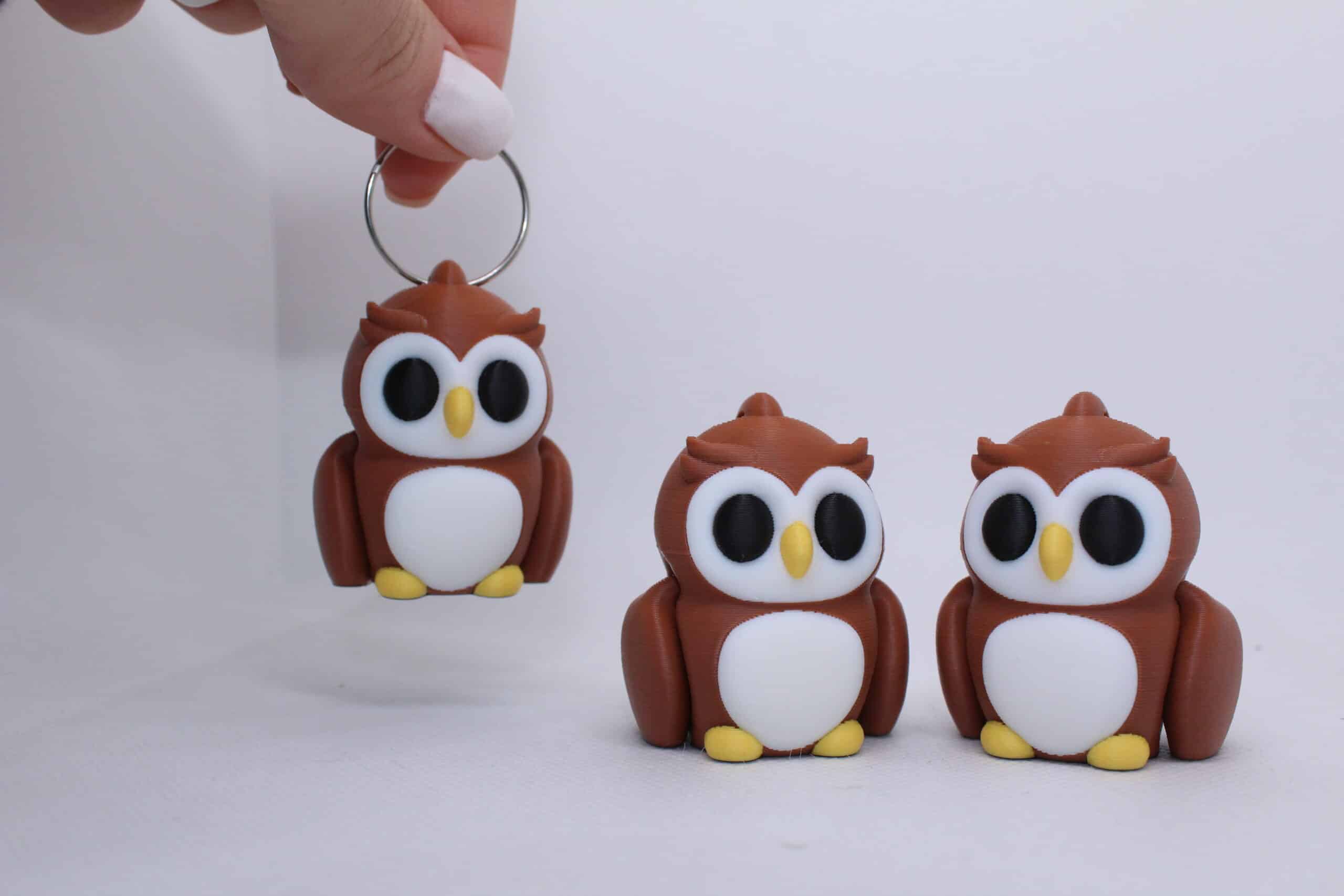 Baby Owl Keyring