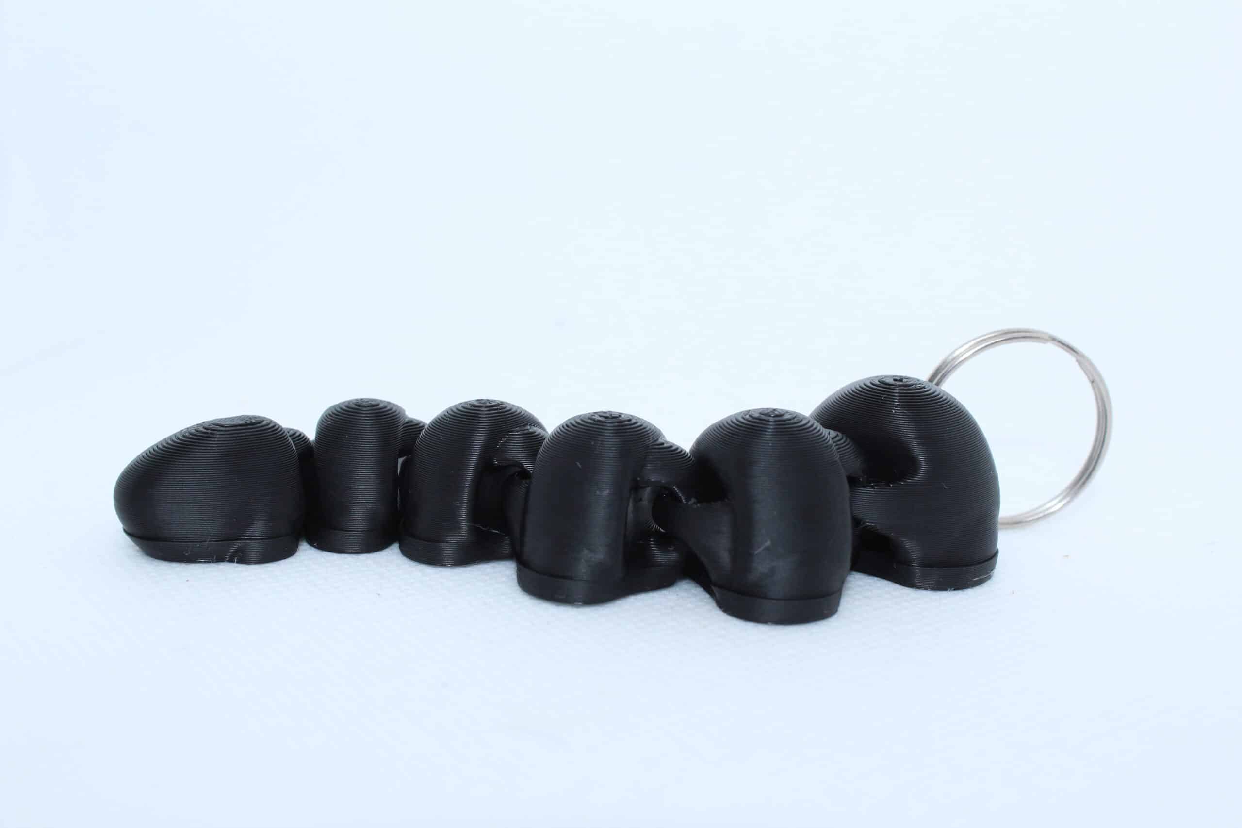 Octopus Tentacle Black White