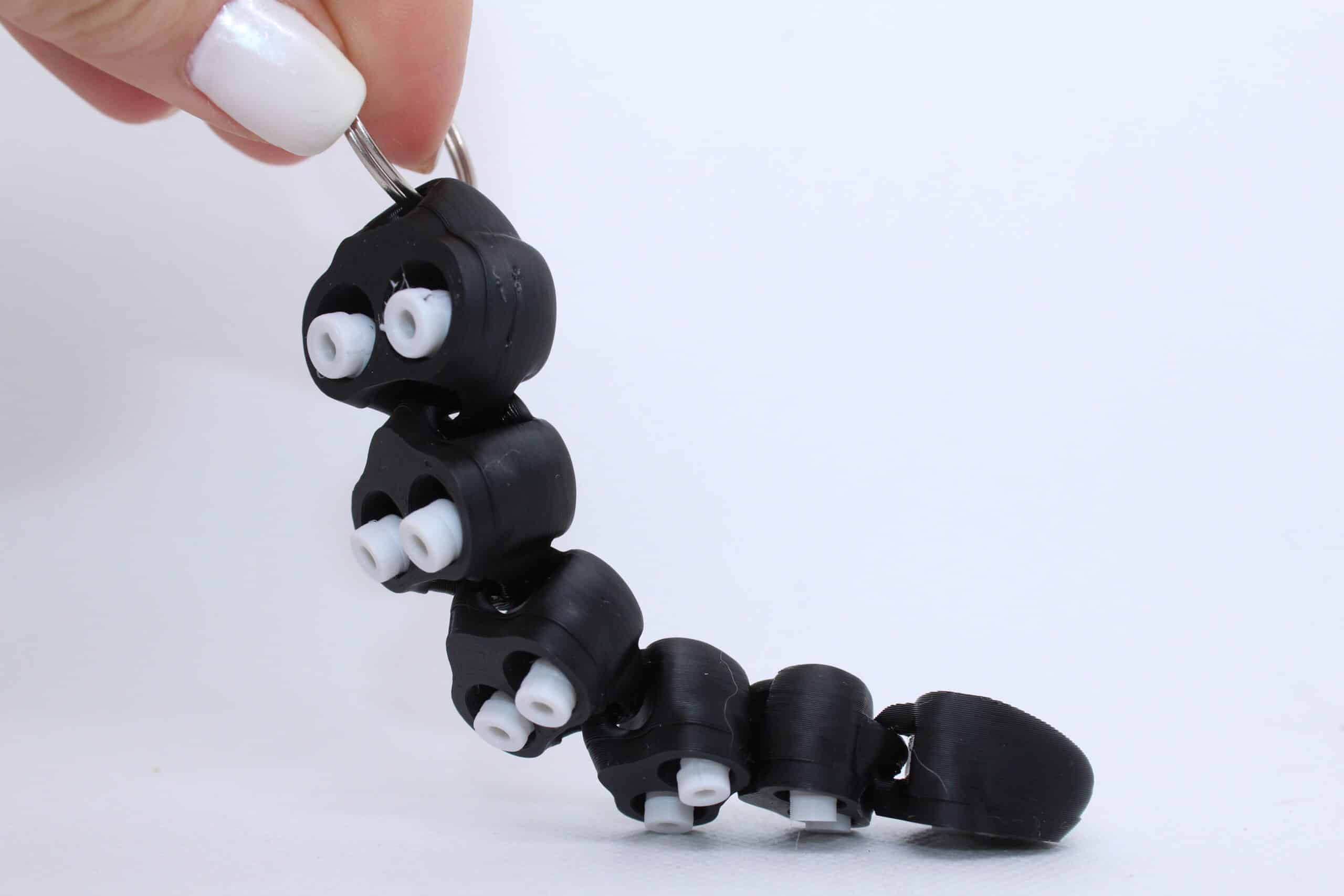 Octopus Tentacle Black White