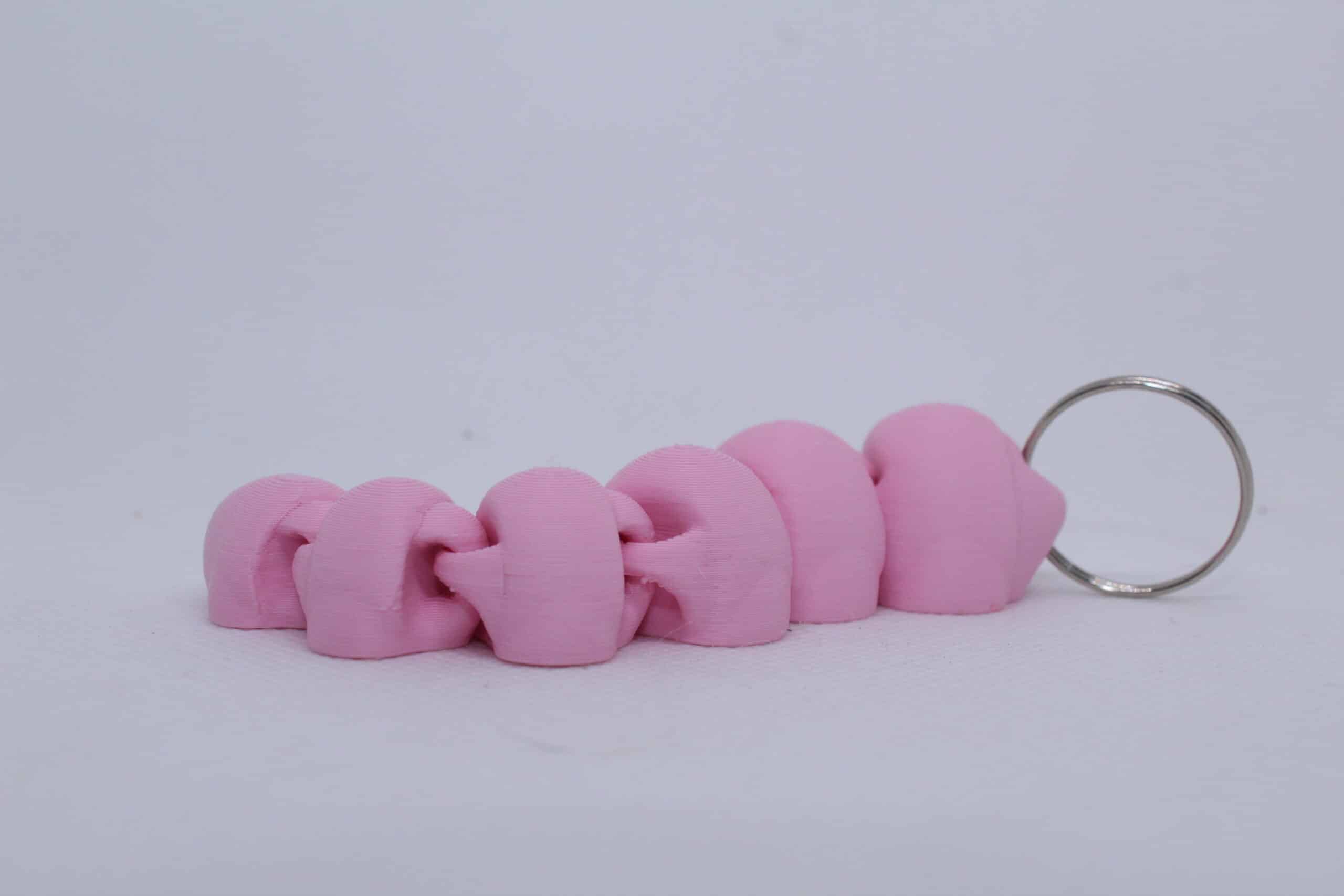 Octopus Tentacle Pastel Pink Red