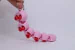 Octopus Tentacle Pastel Pink Red