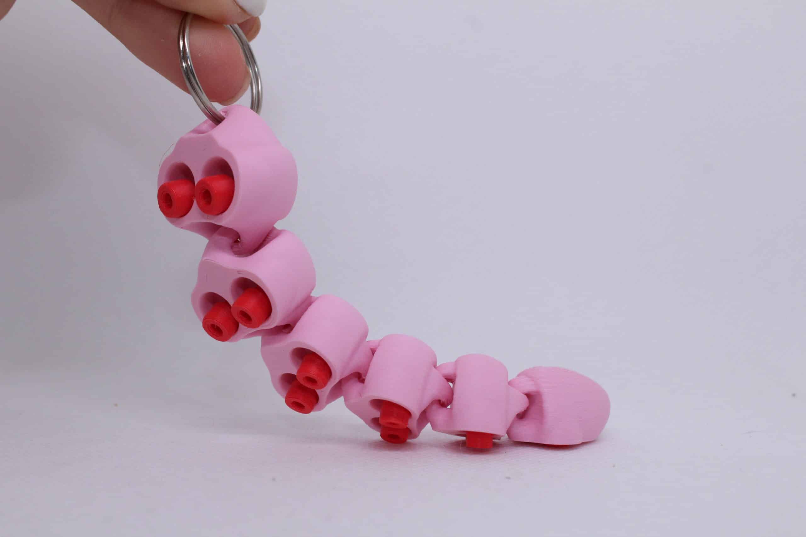 Octopus Tentacle Pastel Pink Red