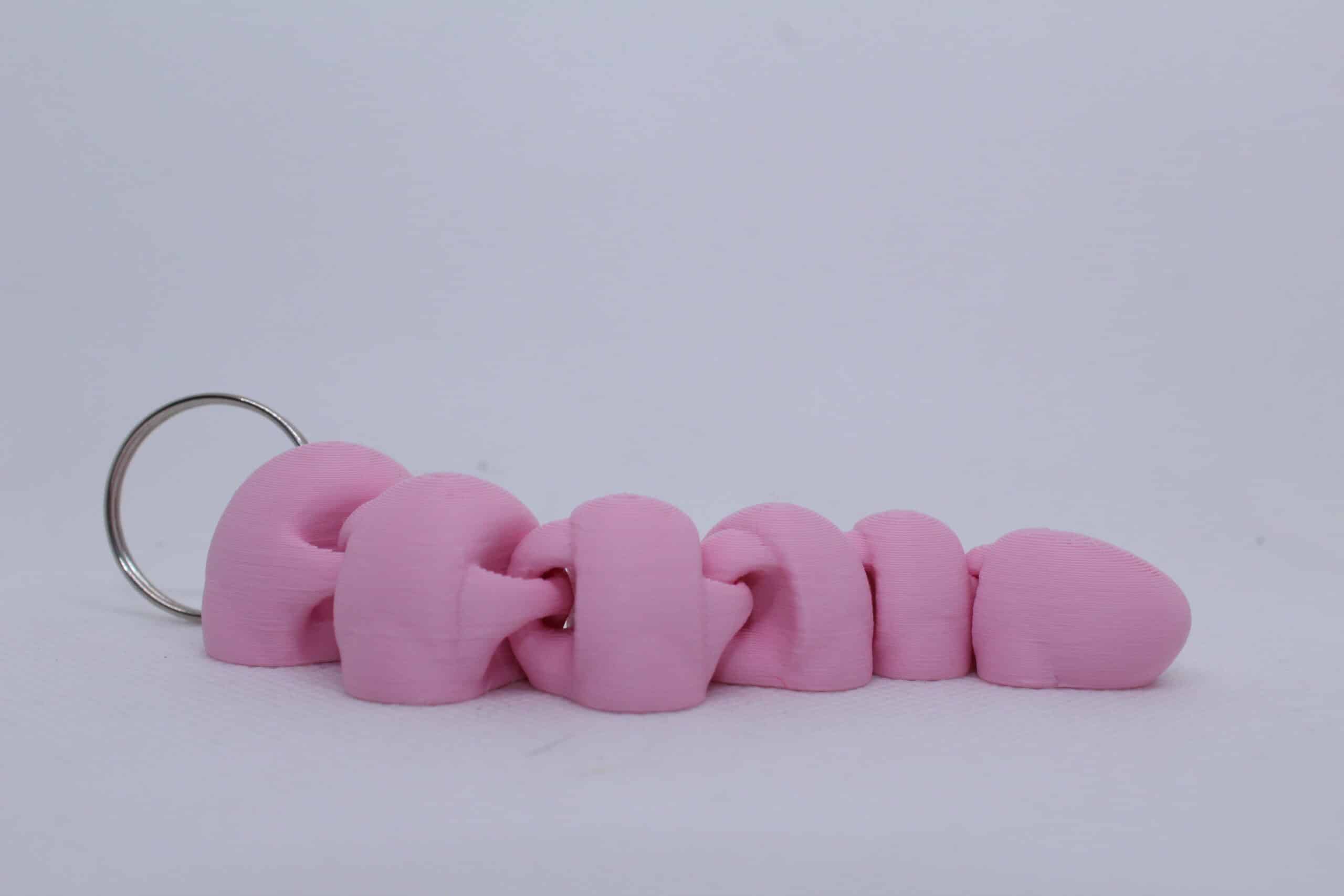 Octopus Tentacle Pastel Pink Red