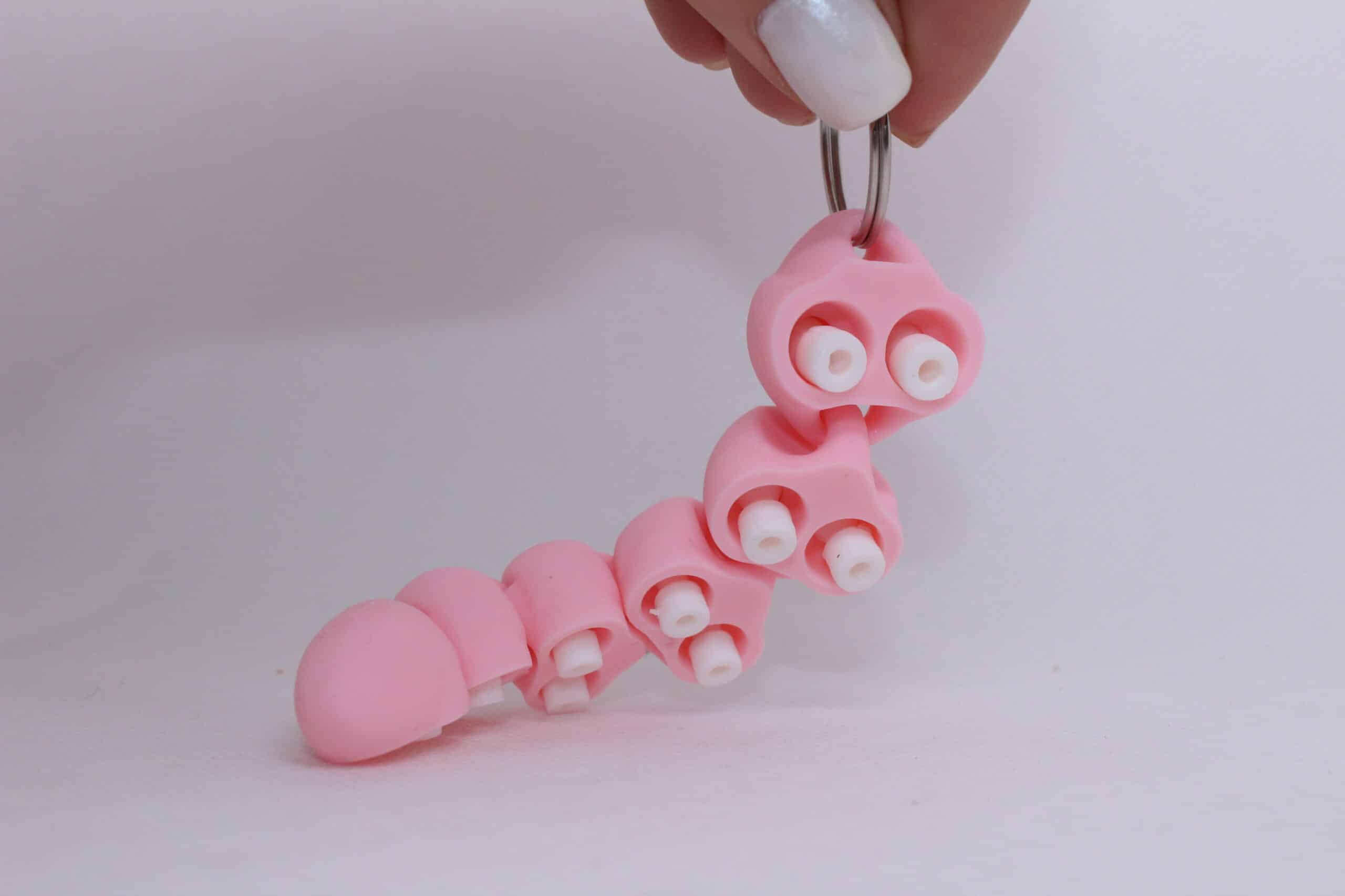 Pink Octopus Tentacle white Sucker