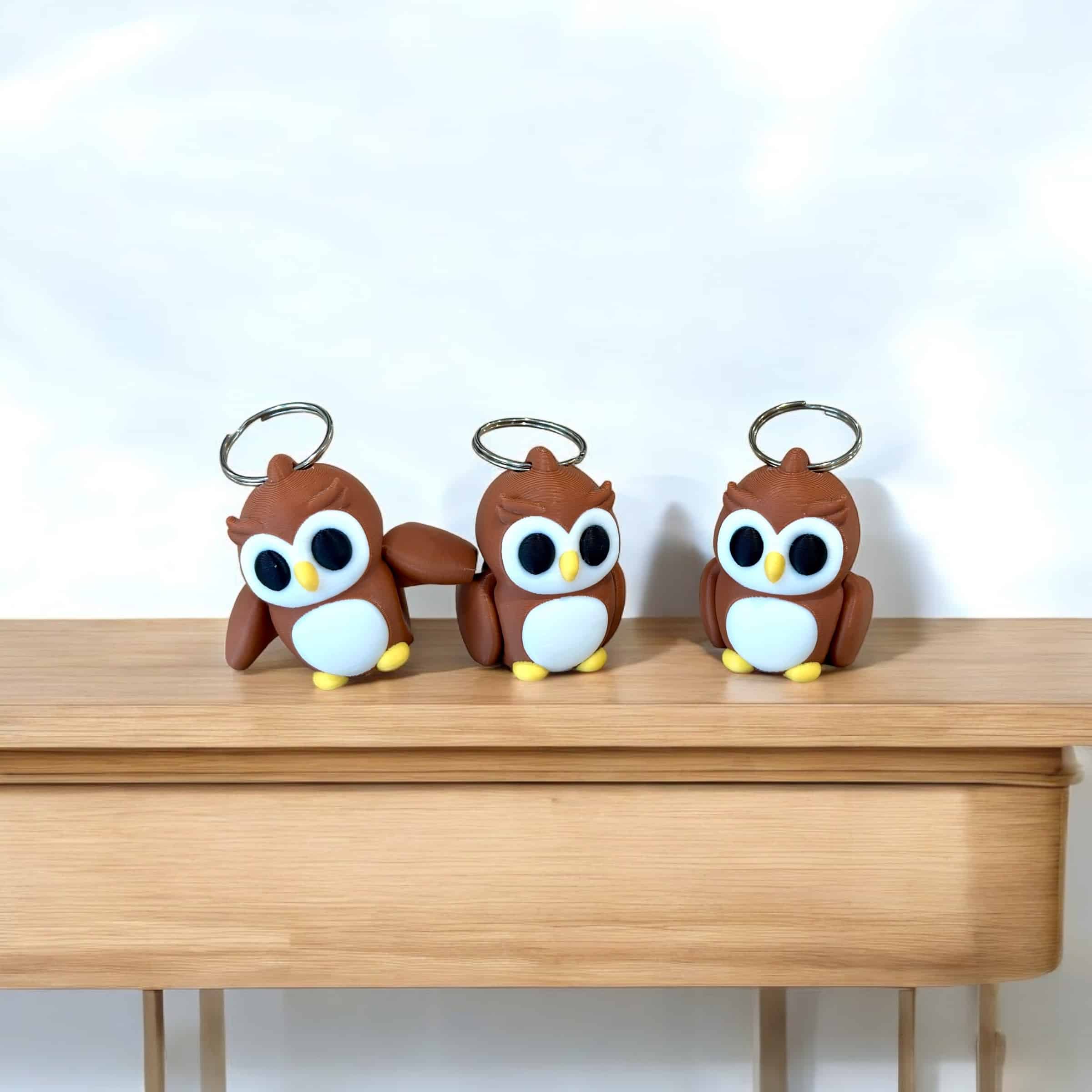 Baby Owl Keyring