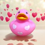 Pink Heart Duck