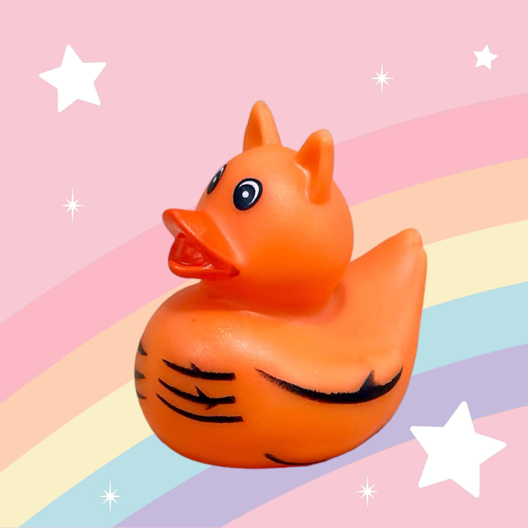 Orange Tiger Duck