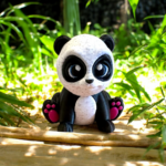 Panda with Pink Feet