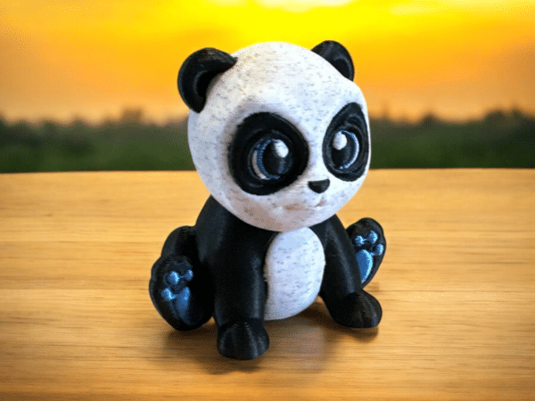 Panda Blue Feet