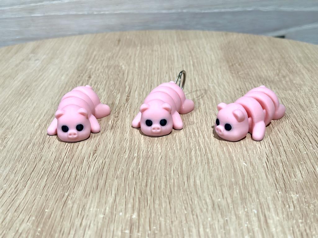 Pig Keyring Pink