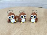 baby owl keyring