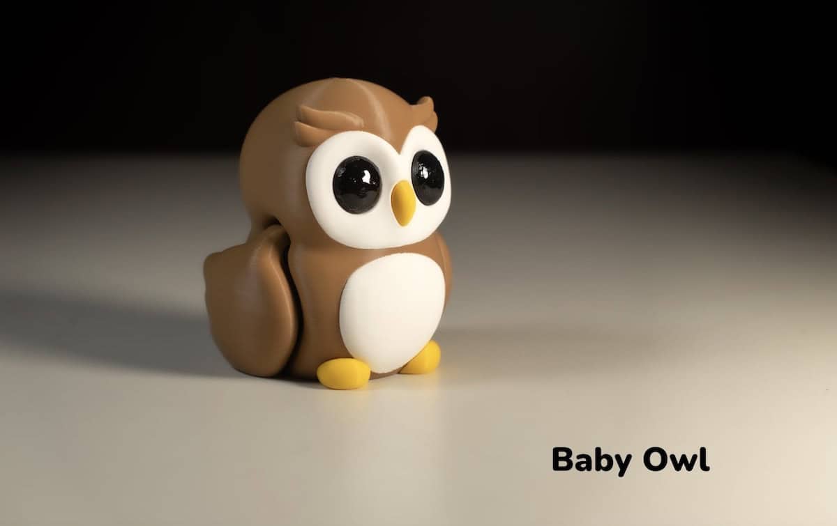 Baby Owl Keyring