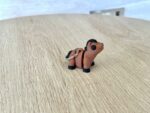 Baby horse fidget sensory keyring brown