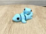 Baby shark keyring blue