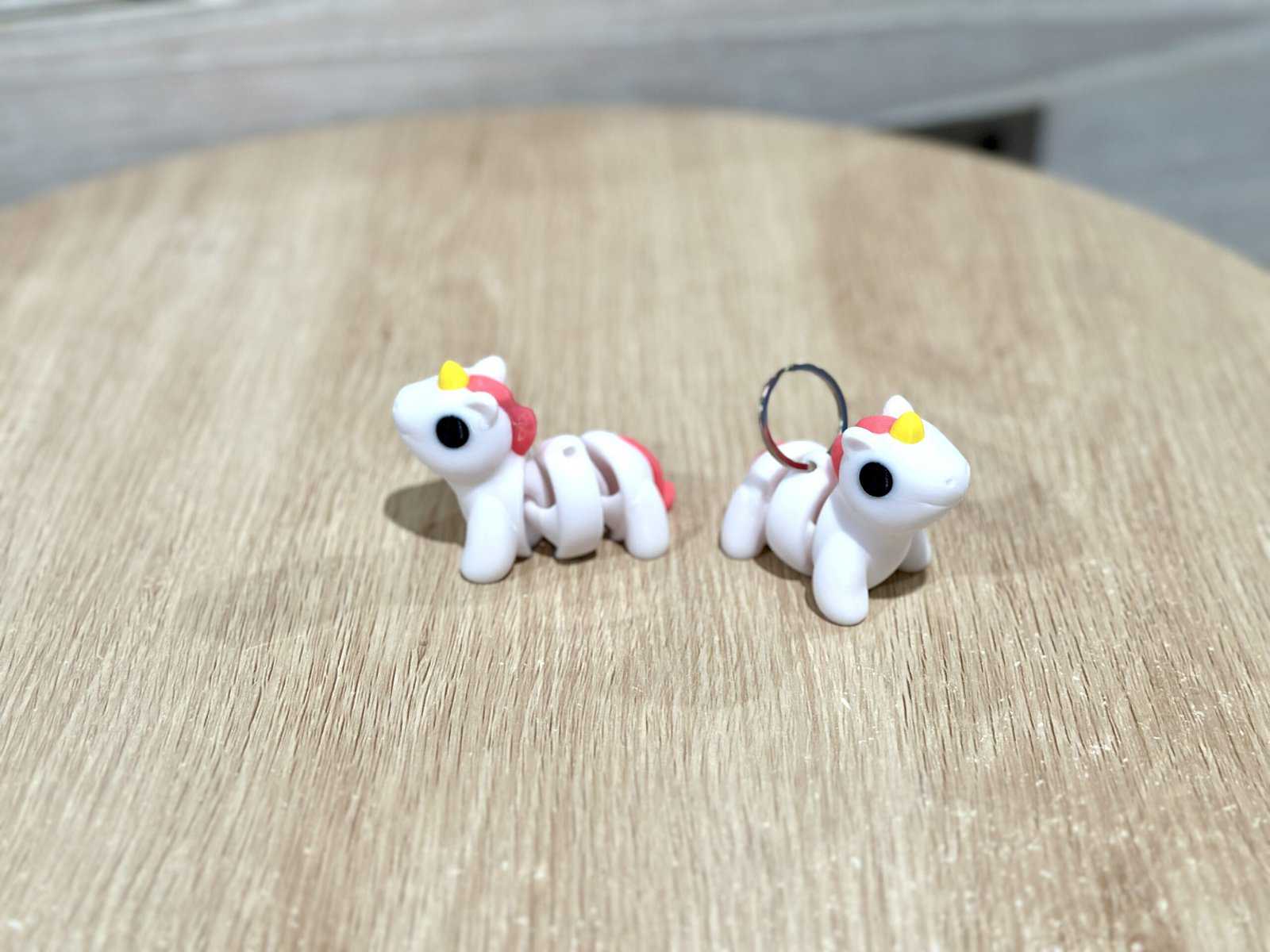 Unicorn Keyring Pink