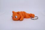 Cat Keyring Orange