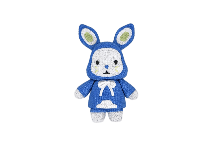 AdoraBunny with Blue Features