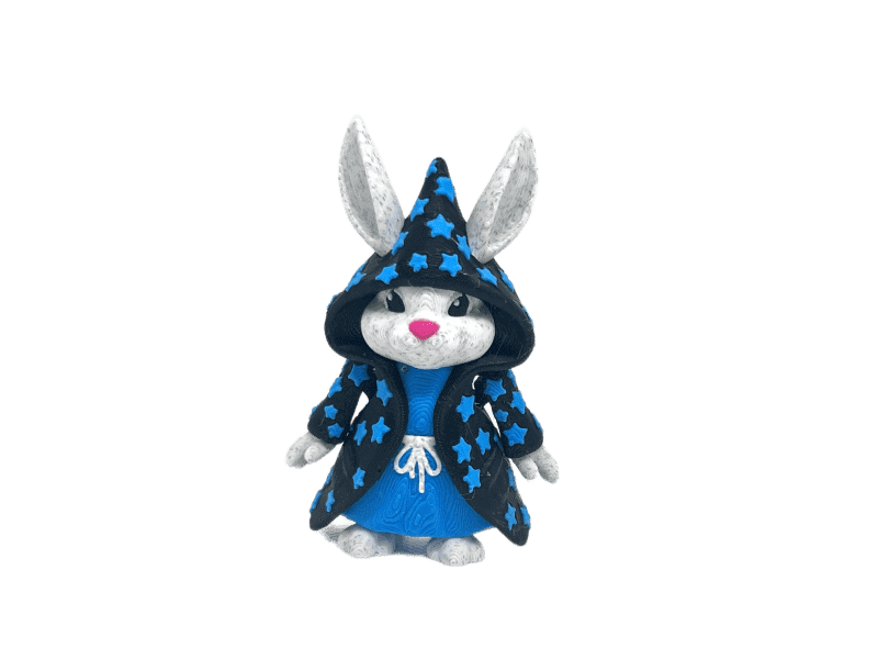 Wizard Bunny Gold Stars