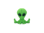 Alien Green with Black Eyes