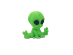 Alien Green with Black Eyes