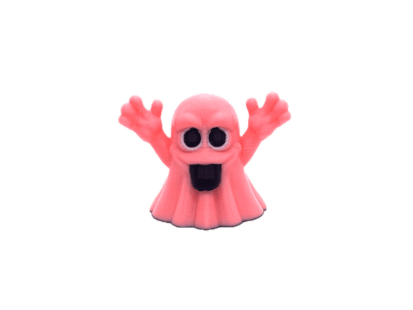 Glow in the dark pink ghost