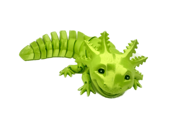 Laughing Green Silk Axolotl