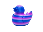 Pink Purple Rainbow Duck