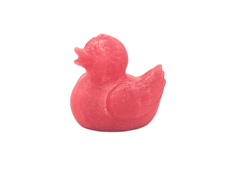 Pink Sparkle Duck