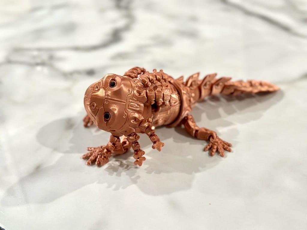 Robo Axolotl Copper Silk