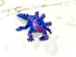 Robo Axolotl Blue Magenta