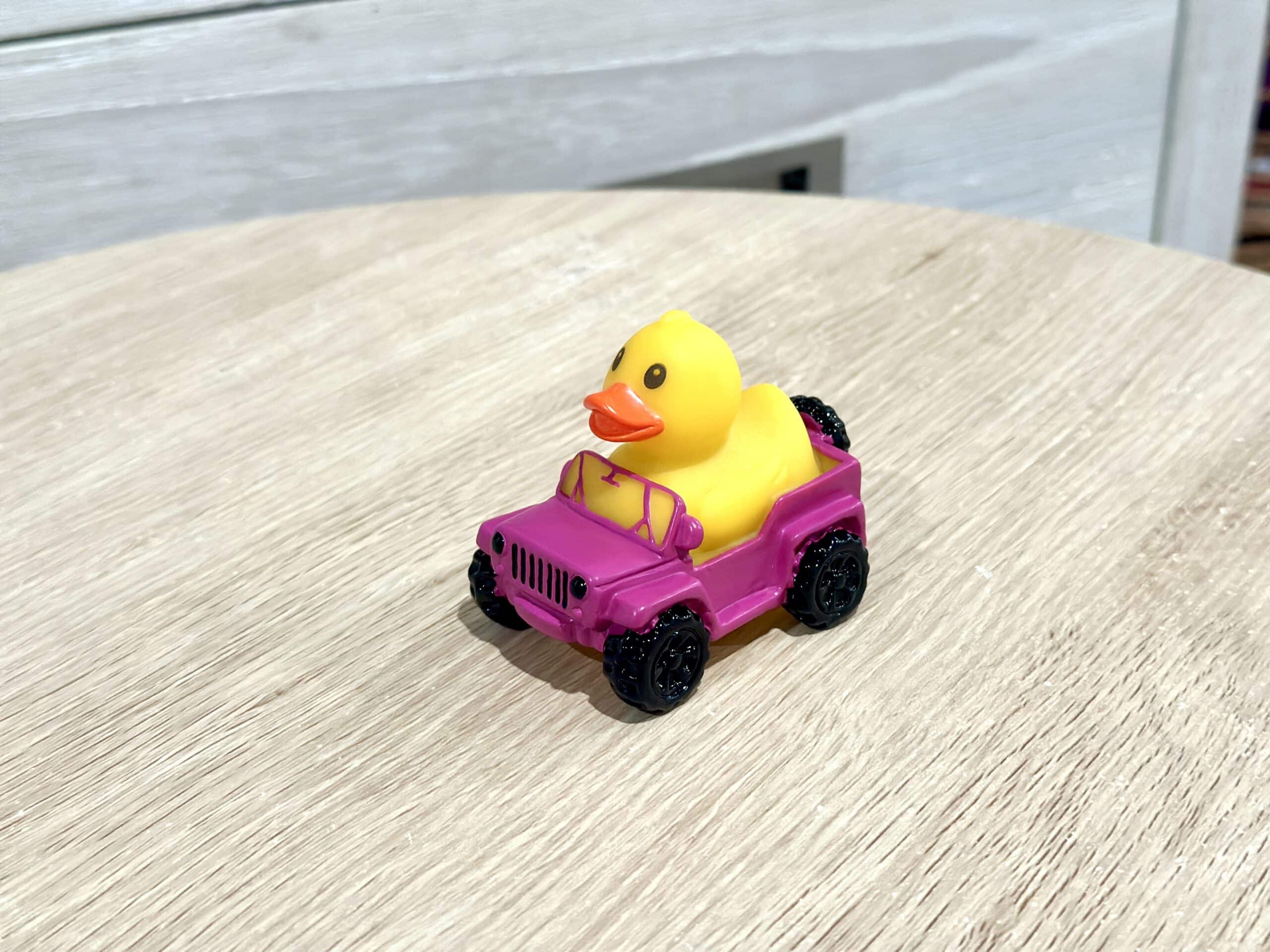 Pink Jeep Wrangler Duck