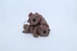 Flexi Puppy Keyring Brown