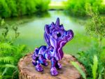 Flexi Pony Unicorn - Blue Magenta Silk