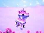 Flexi Pony Unicorn - Pink Purple Rainbow