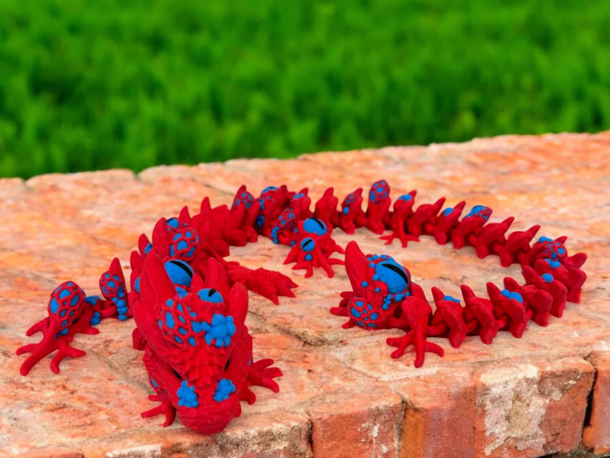 Infested Dragon Red and Blue