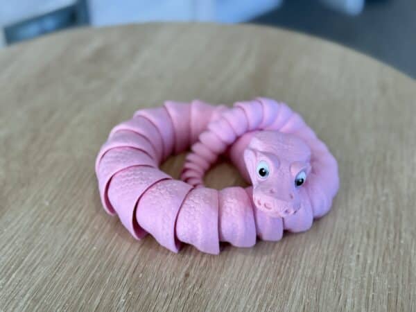 Enchanted Snake Pink Pastel