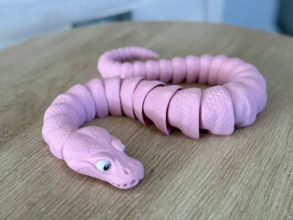 Enchanted Snake Pink Pastel