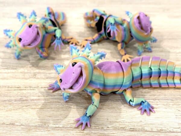 Laughing Axolotl - Pastel Rainbow